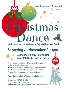Christmas Dance 2023 flyer